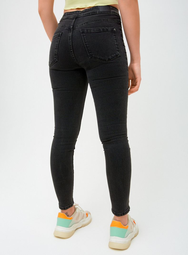 Jeans Leggins Tiro Medio-1