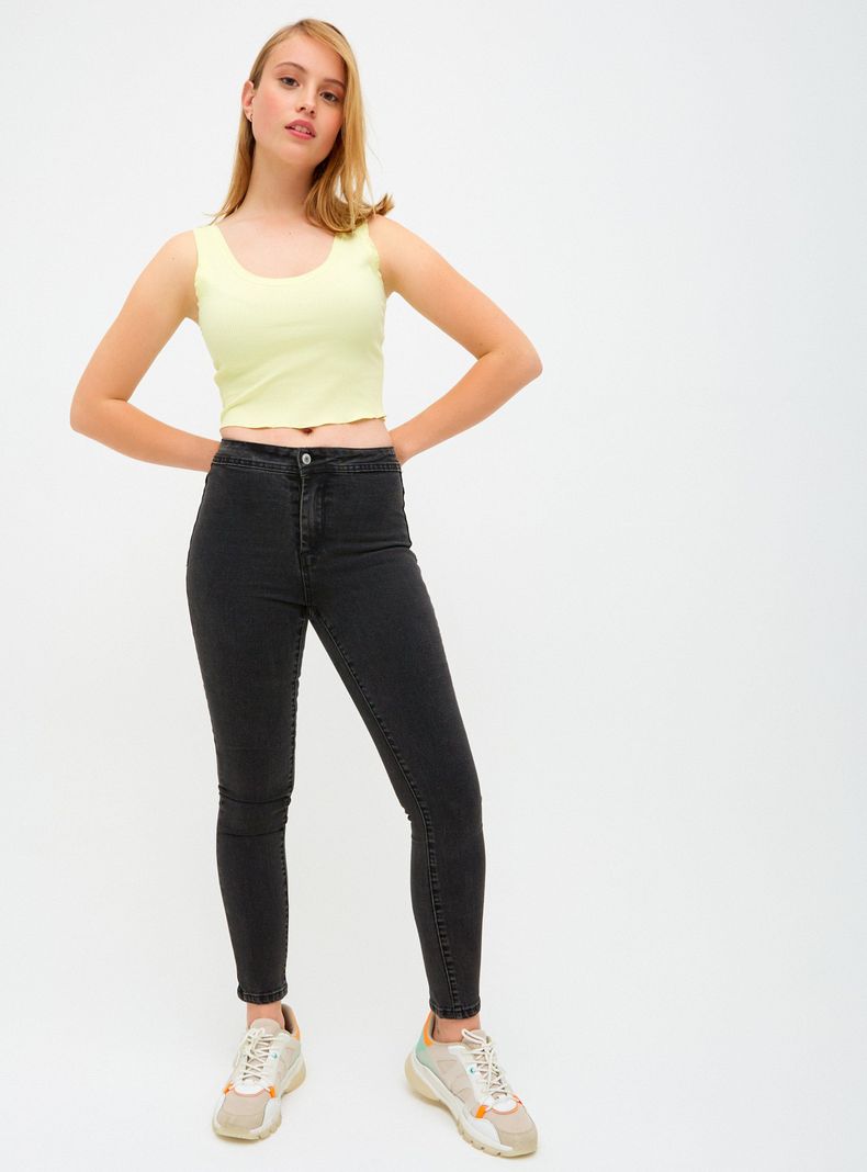 Jeans Leggins Tiro Medio-3