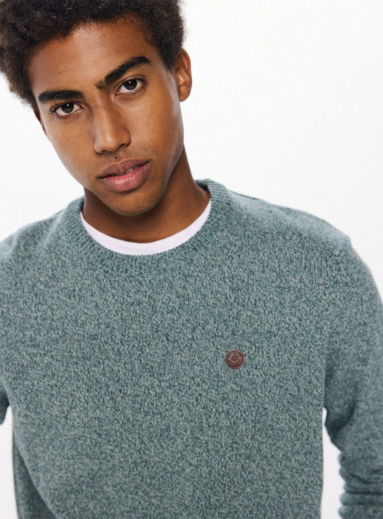 Sweater Algodón Liso Torzal-2