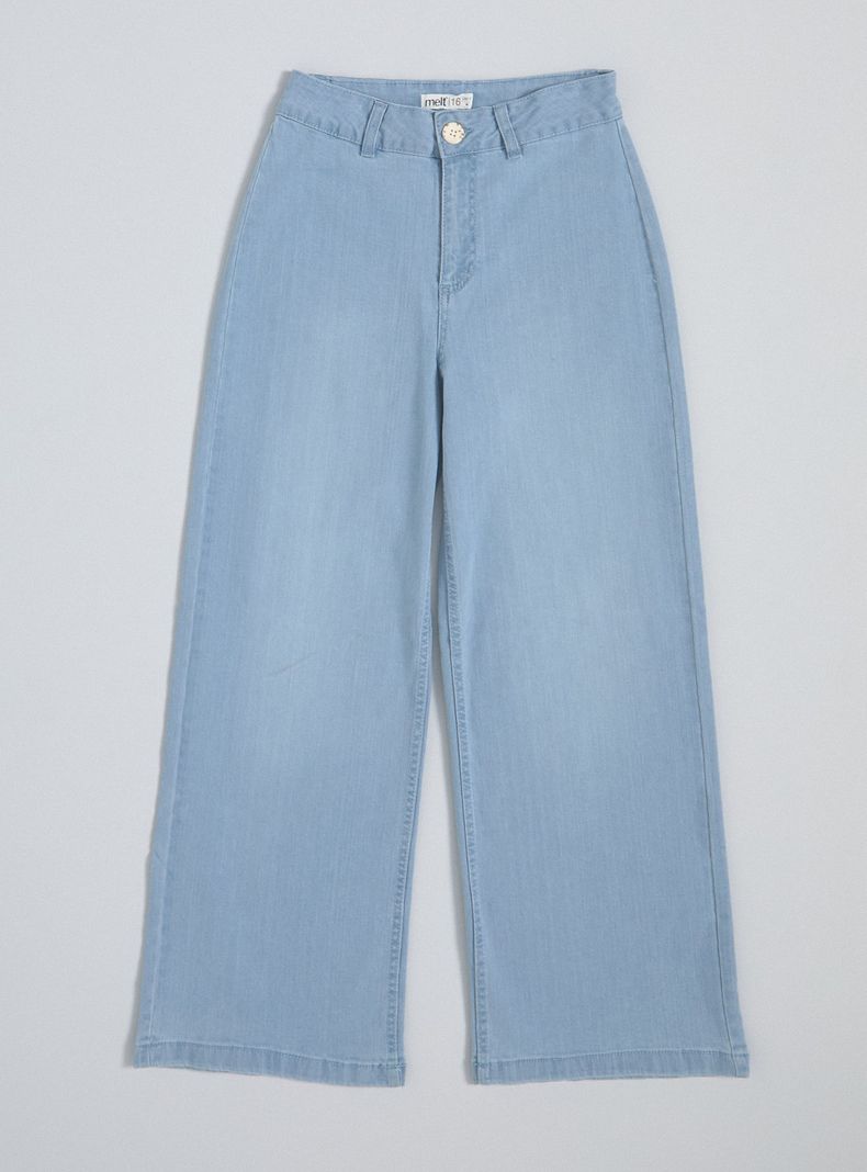 Jeans Wide Leg Azul-2