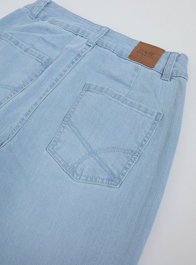 Jeans Wide Leg Azul-3