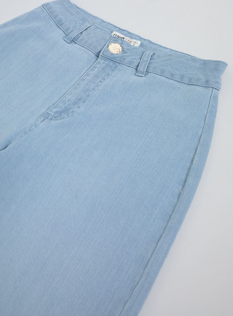 Jeans Wide Leg Azul-4