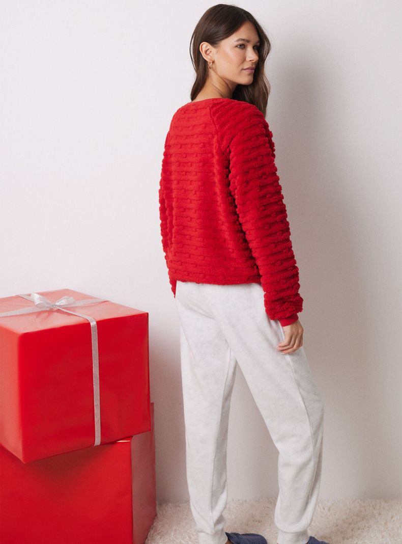 Pijama Largo Pelo y Polar Fleece-1