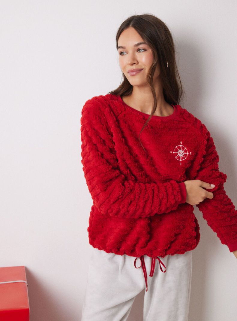Pijama Largo Pelo y Polar Fleece-2