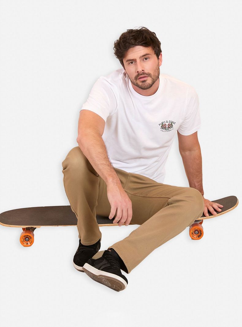 Polera MC Regular Fit Print Espalda Lax-3