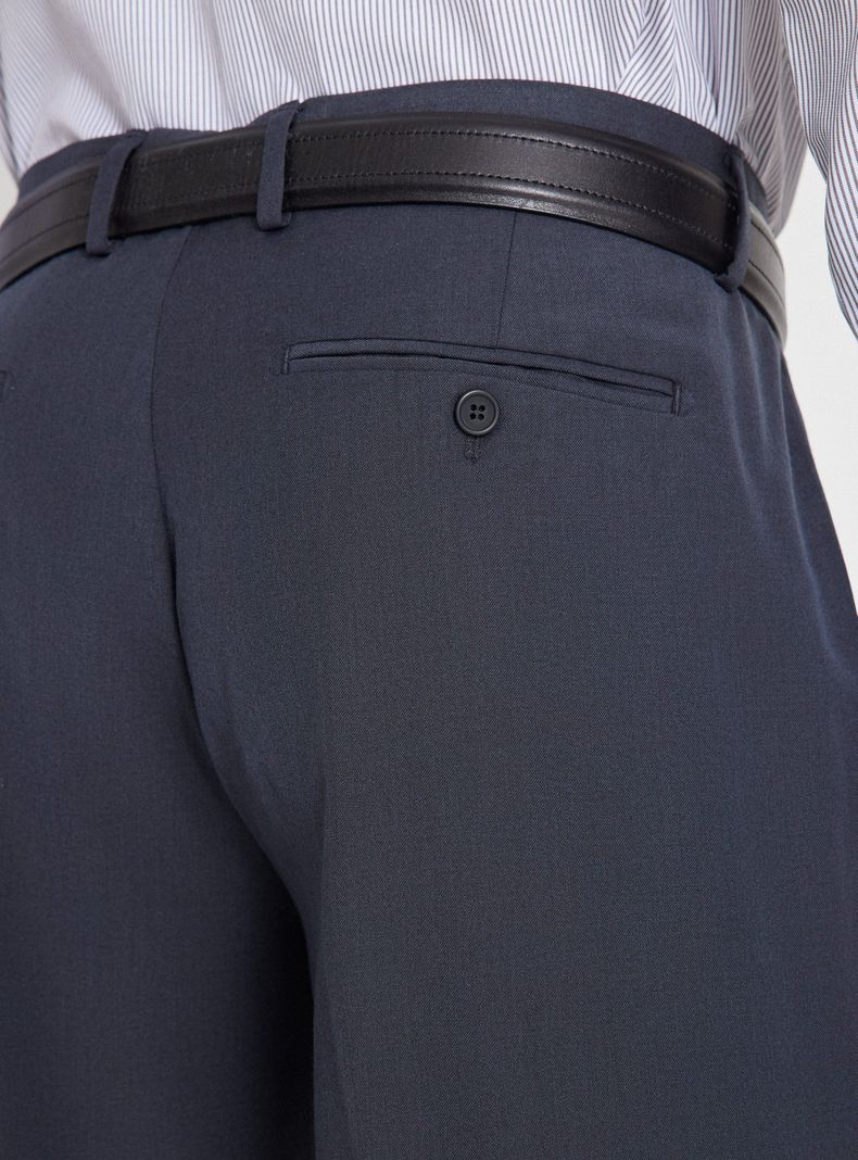 Pantalón de Vestir Lana Poliéster Color-3