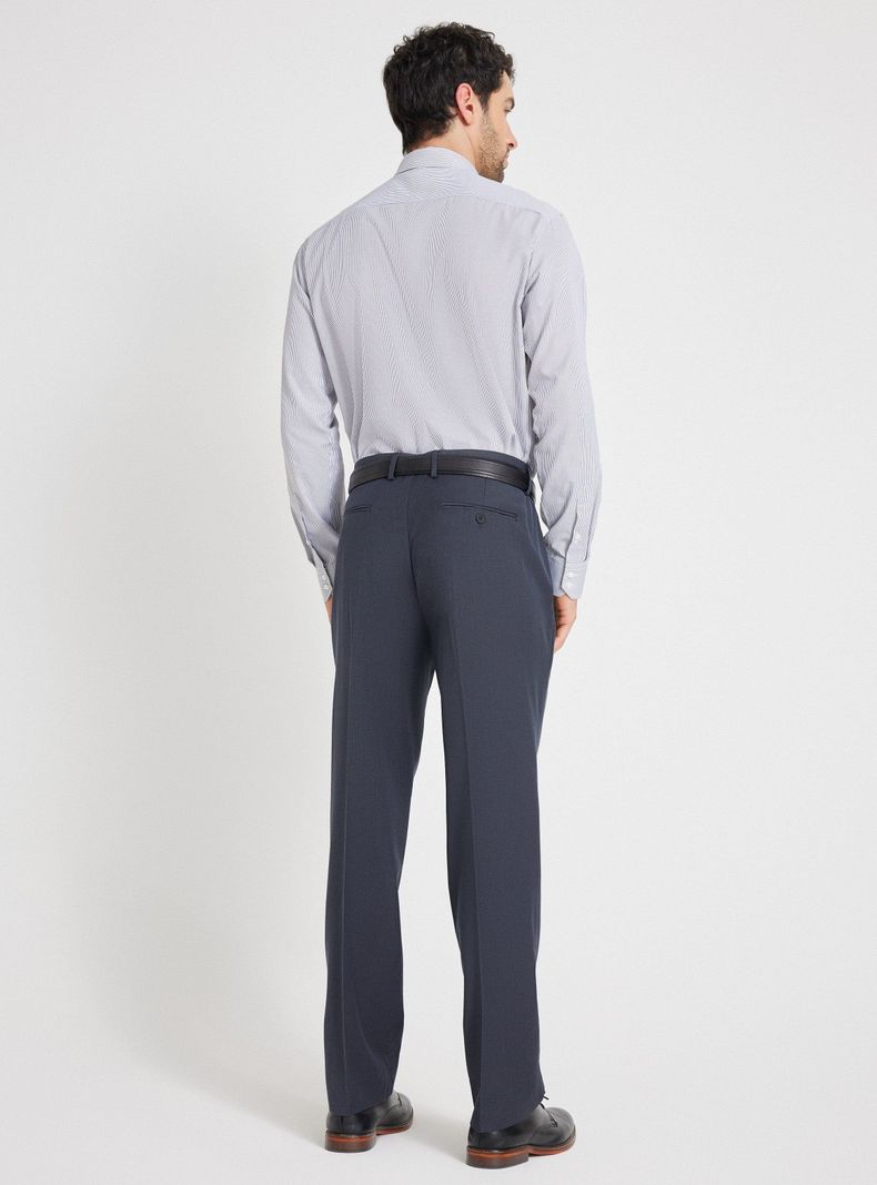 Pantalón de Vestir Lana Poliéster Color-5