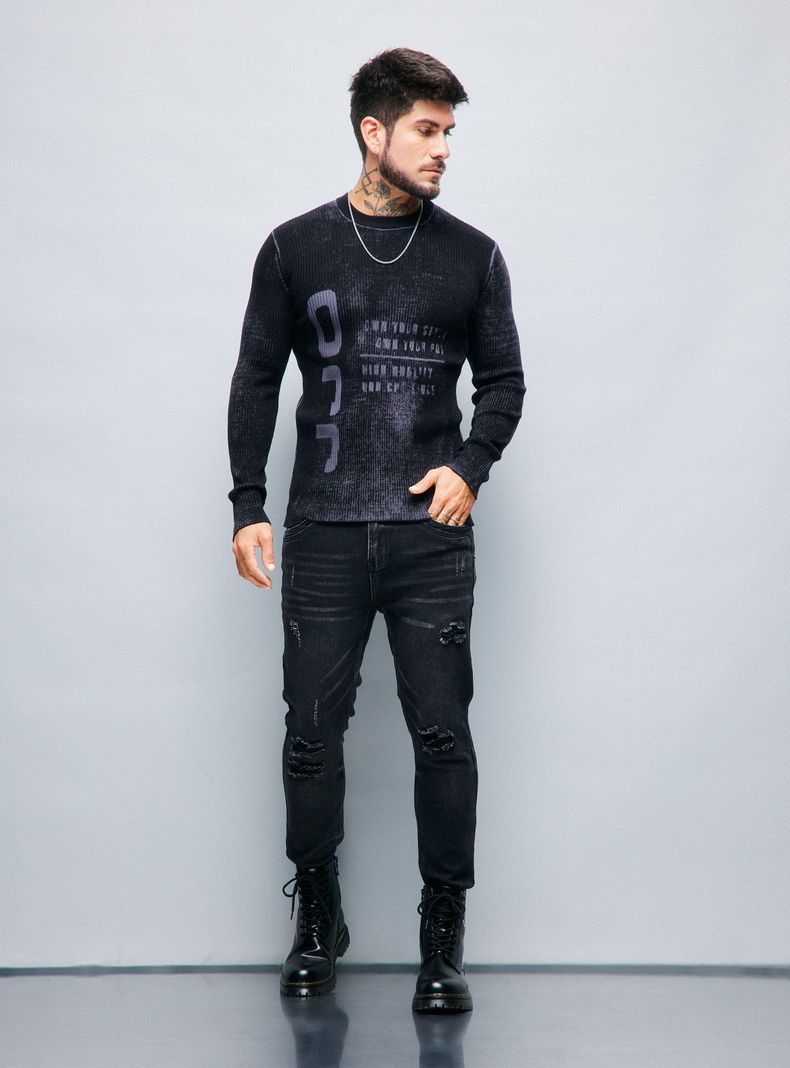 Sweater Estampado Manchado-4