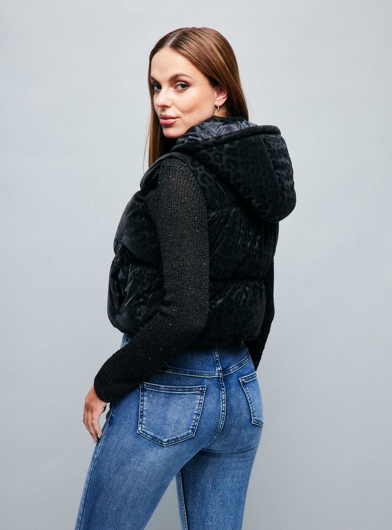 Parka Puffa Corta Animal Print-1