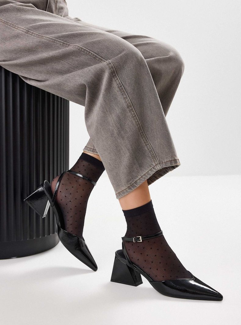 Zapato Casual Taco Slingback Mujer-0