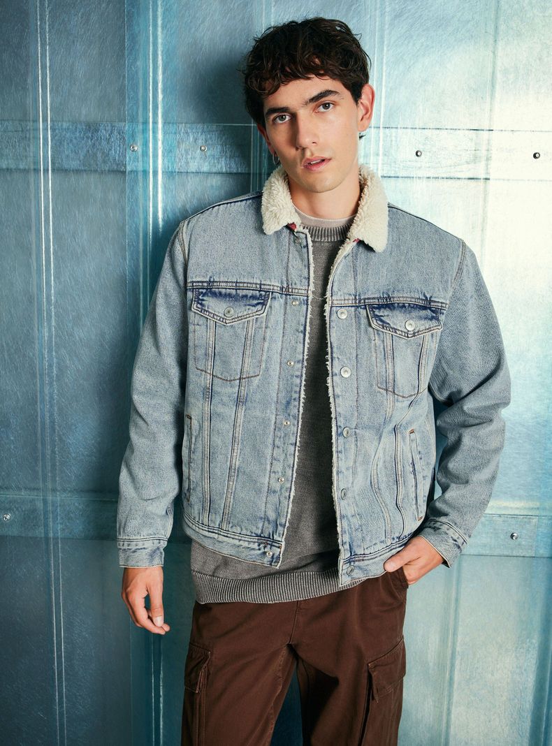 Chaqueta Denim Chiporro Broche-0