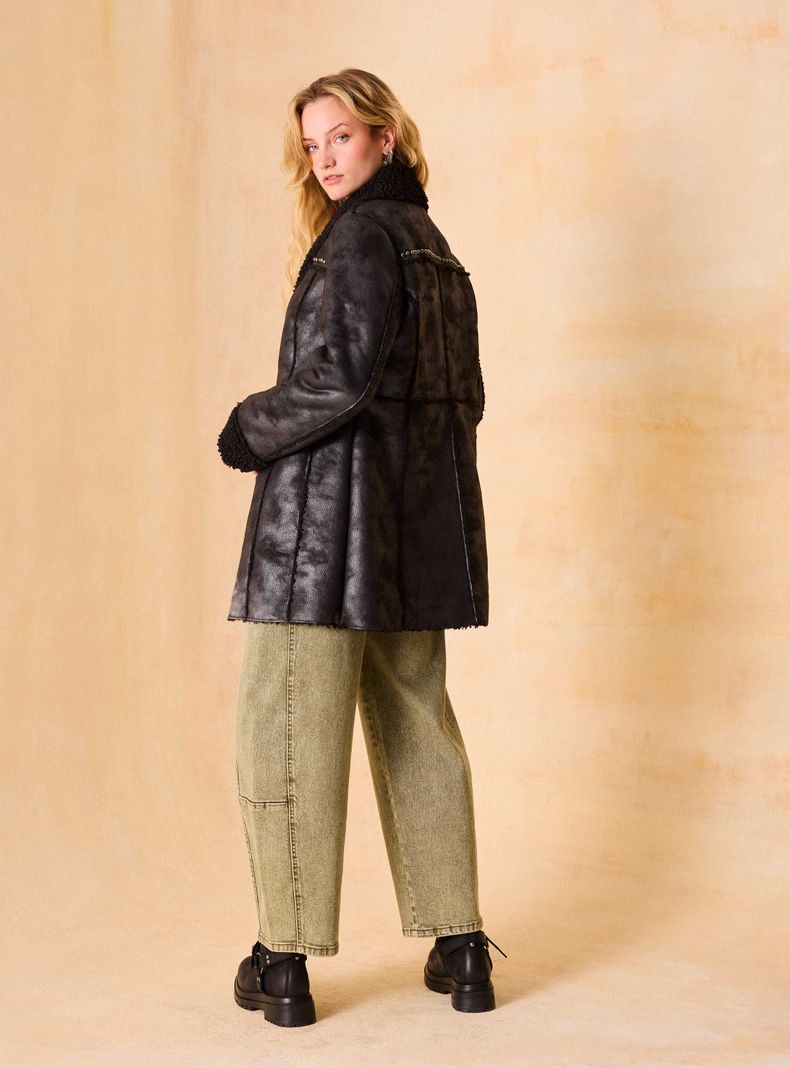 Chaqueta Gamulán con Sherpa-5