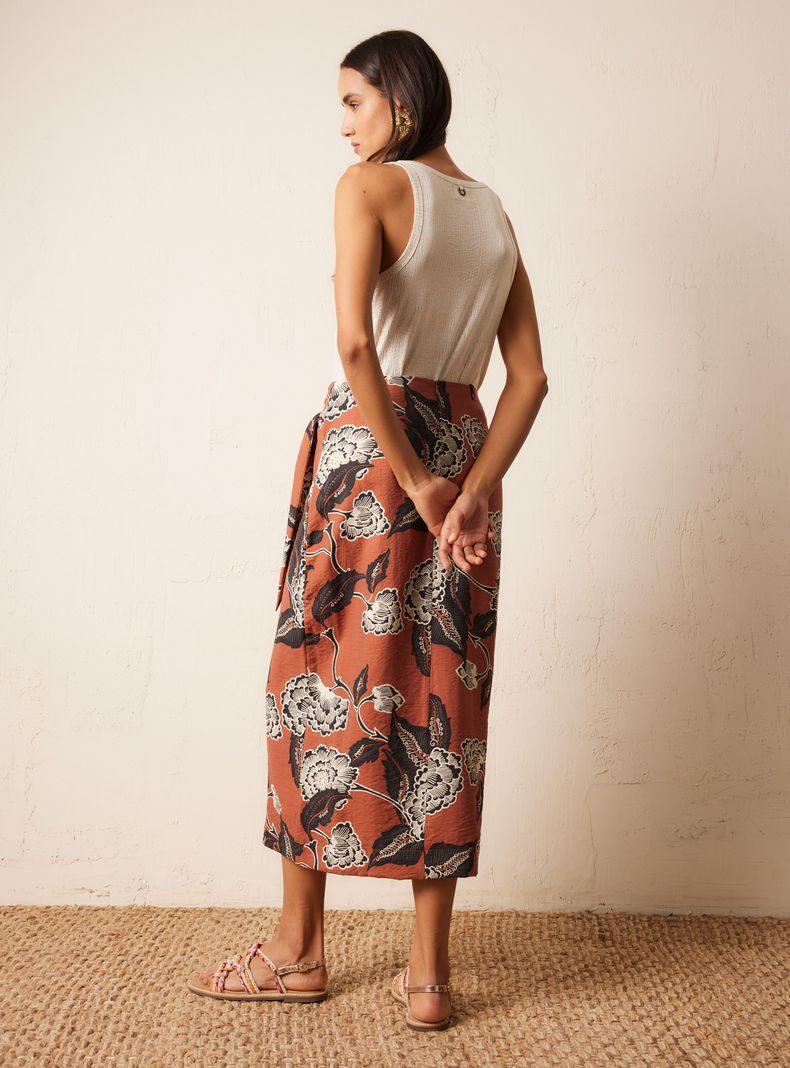 Falda Estampado Nudo-5