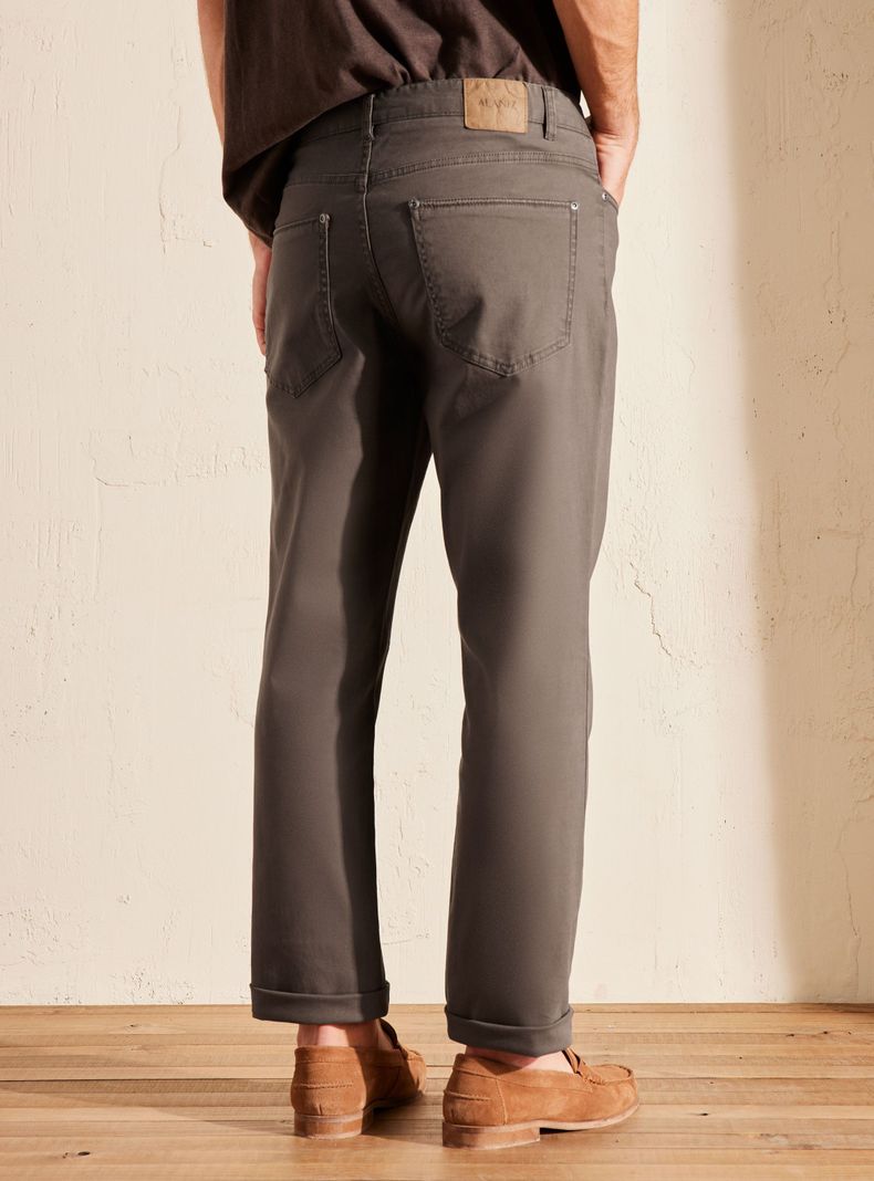 Pantalón de Cinco Bolsillos Slim-1