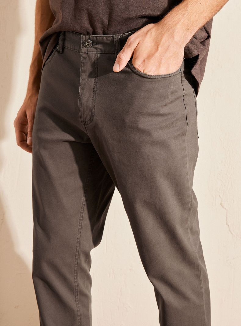 Pantalón de Cinco Bolsillos Slim-2