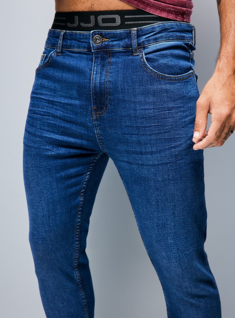 Jeans Skinny Fit Medio 1 Básico-2