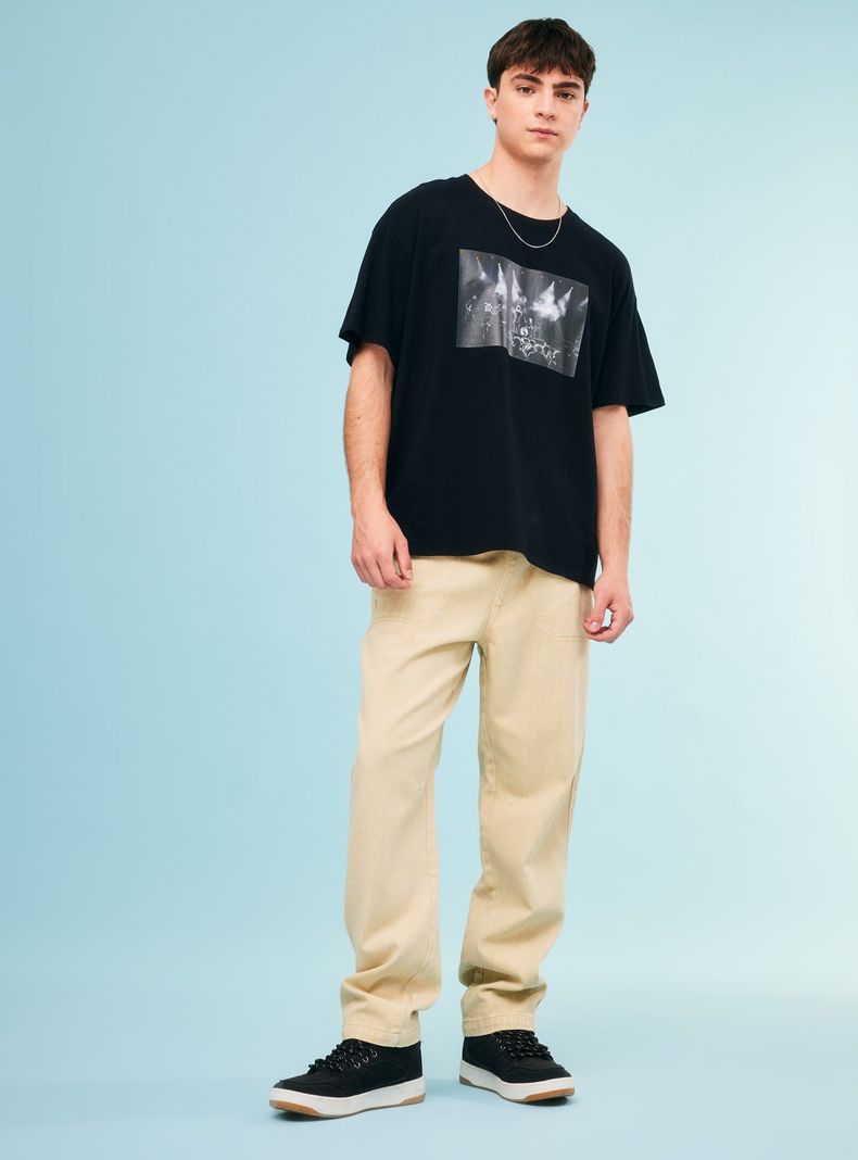 Pantalón Pull on Loose Fit-4