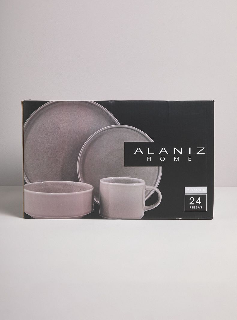 Set de Loza 24 Piezas Beige-3