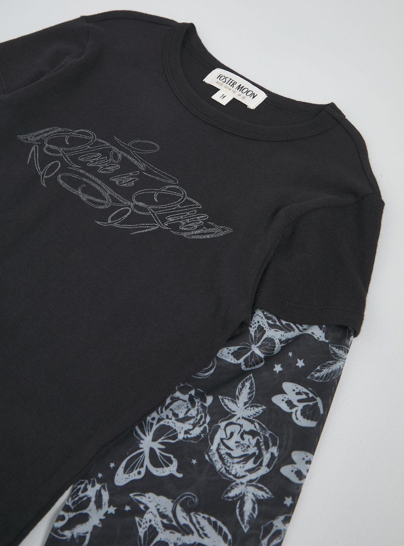 Polera con Mangas de Malla-4