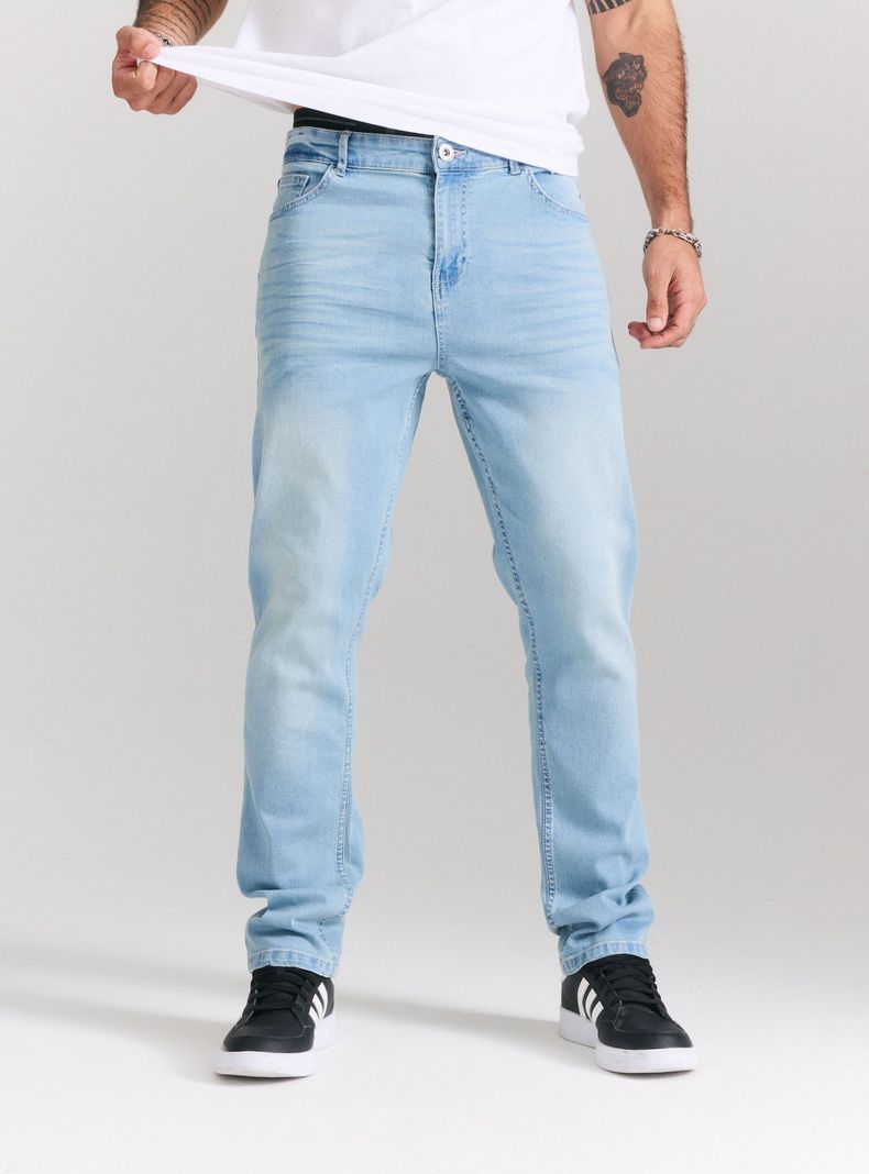 Jeans Calce Slim Fit Claro-0