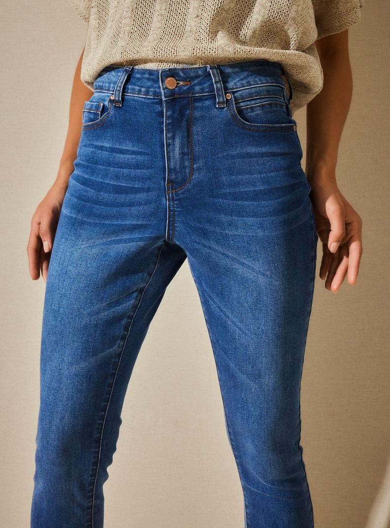 Jeans Skinny Básico Liso-2