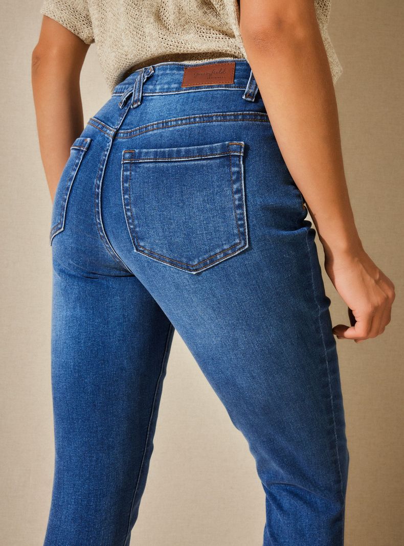 Jeans Skinny Básico Liso-3
