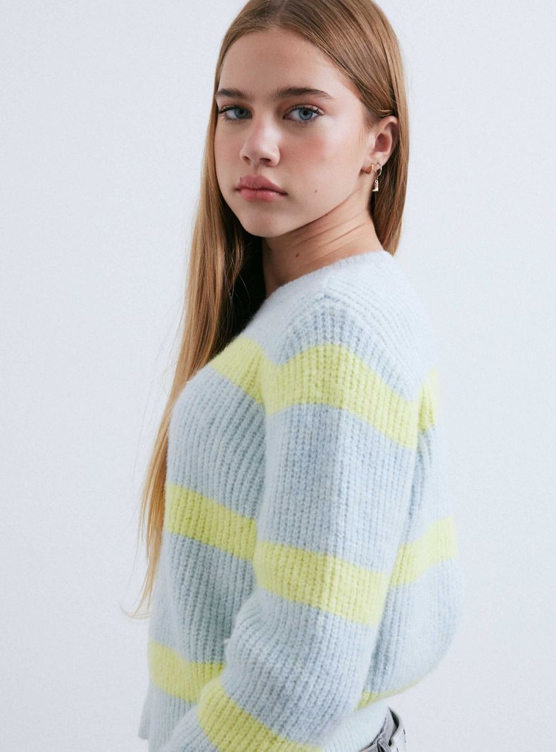 Sweater Rayas Crop-3