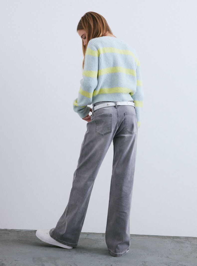 Sweater Rayas Crop-5