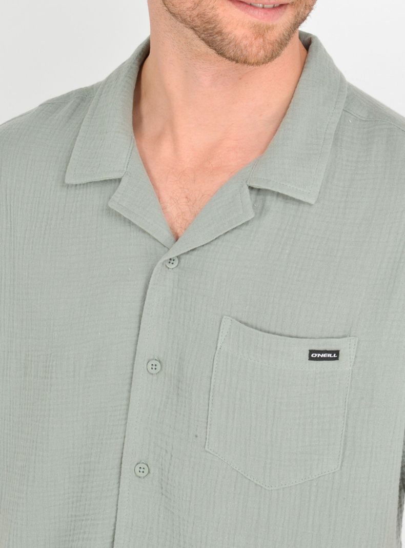 Camisa Cuello Resort Bolsillo Delantero-3