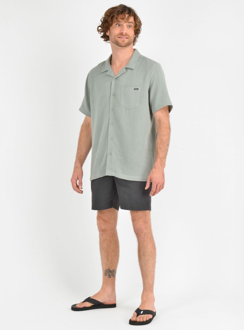 Camisa Cuello Resort Bolsillo Delantero-5