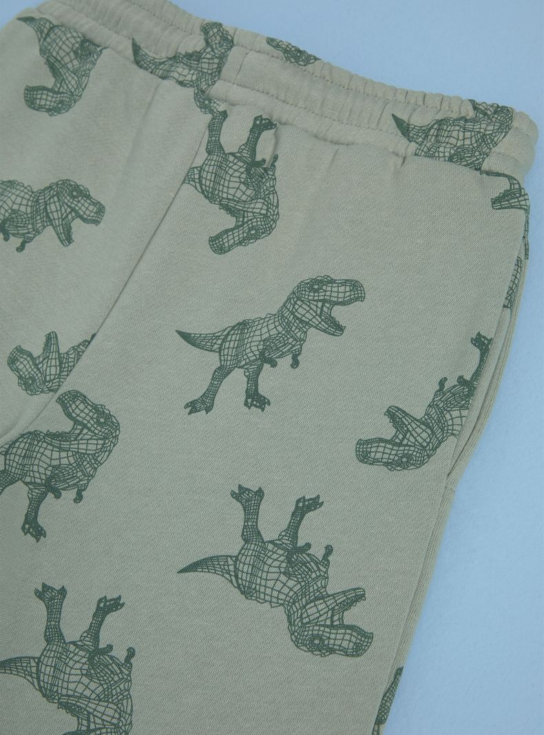 Pantalón de Buzo Fleece Estampado-2