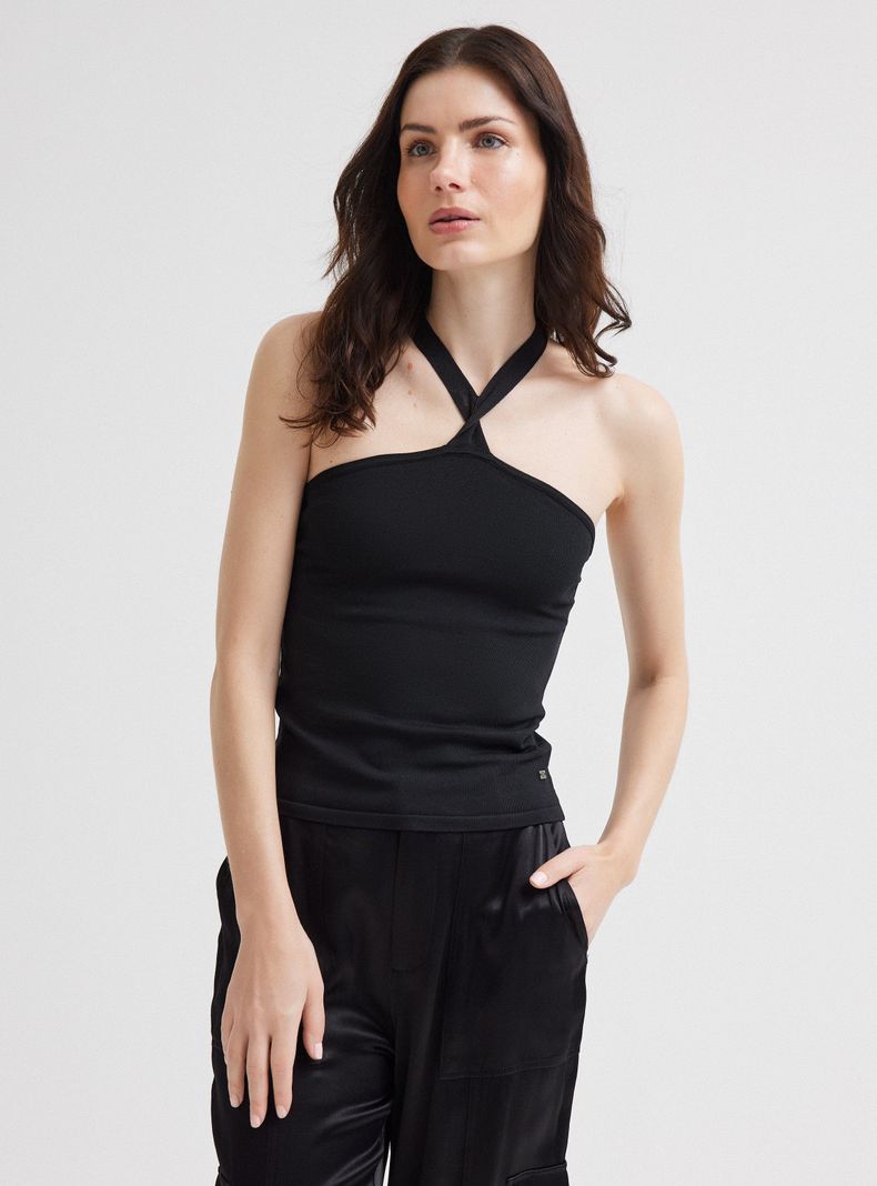 Top Tejido Halter-0