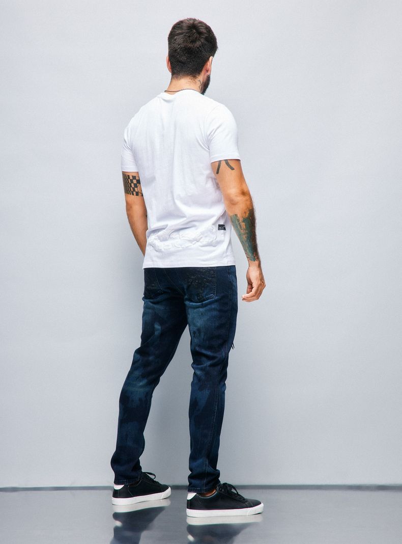 Jeans Ed Hardy Lavado. Manchado, Amarra De Cuero-5