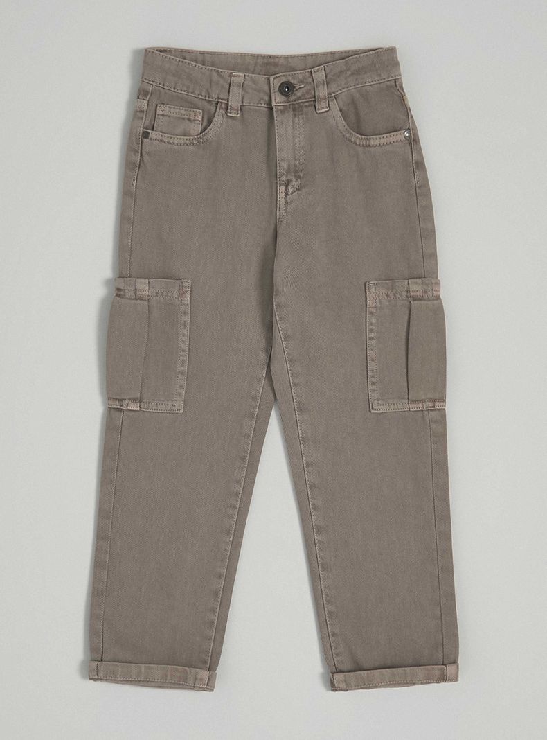 Pantalón Twill Cargo Garment Dyed-2