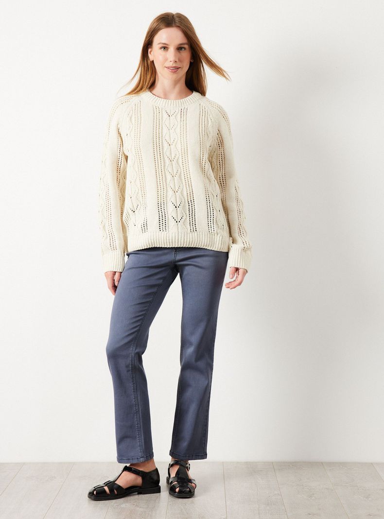 Sweater Calado Neutro Relaxed Fit-4