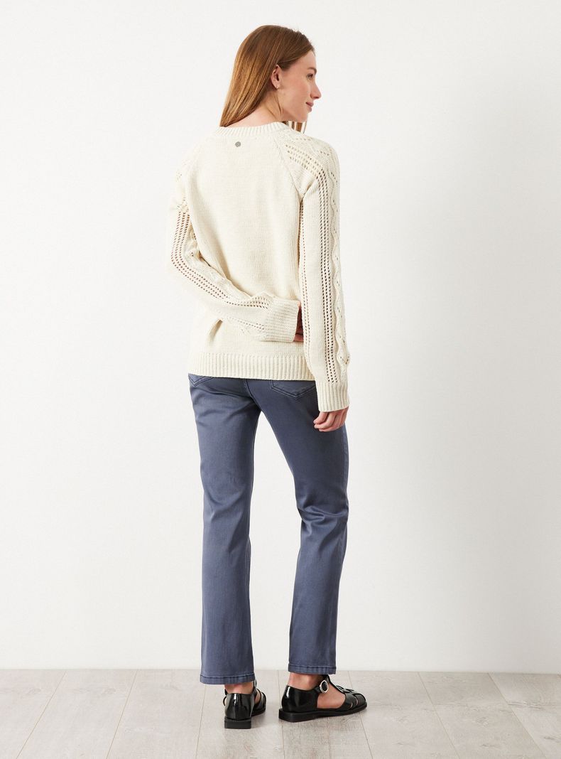 Sweater Calado Neutro Relaxed Fit-5