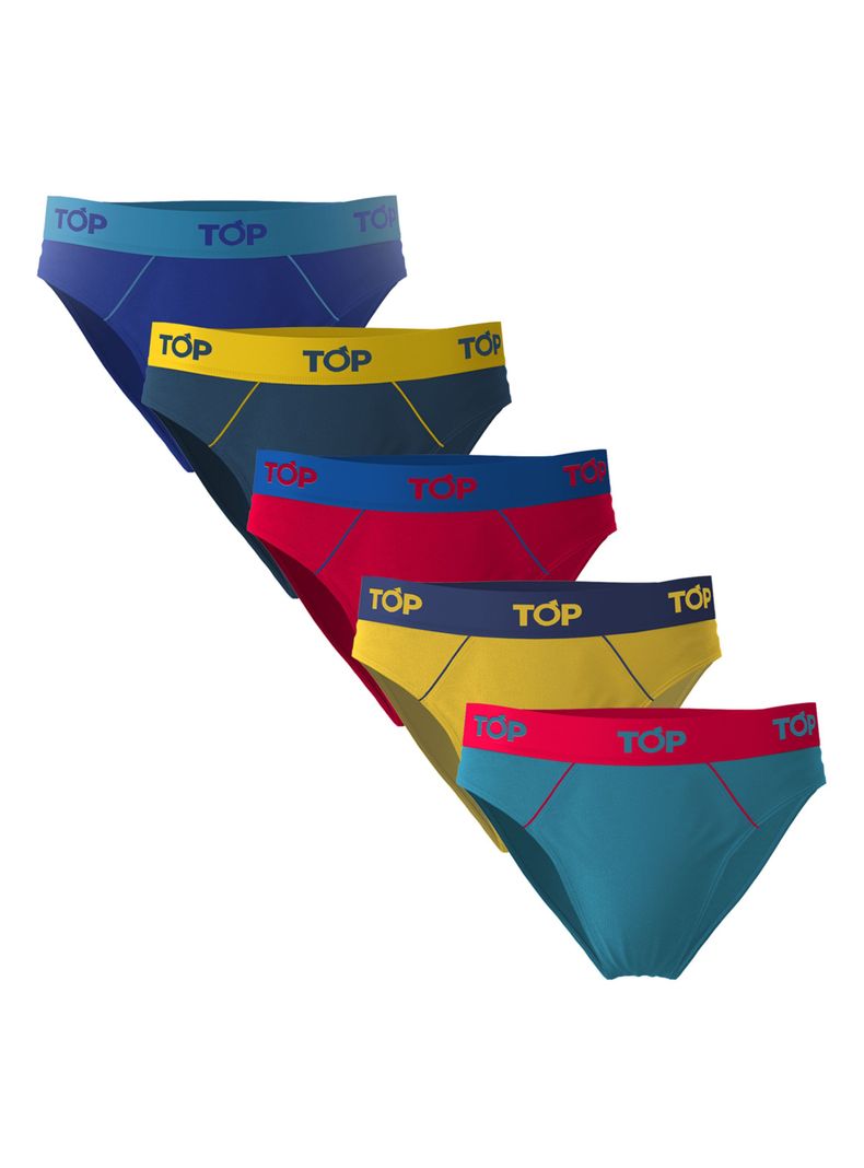Pack 5 Slip Color Solid Cotton Top-0