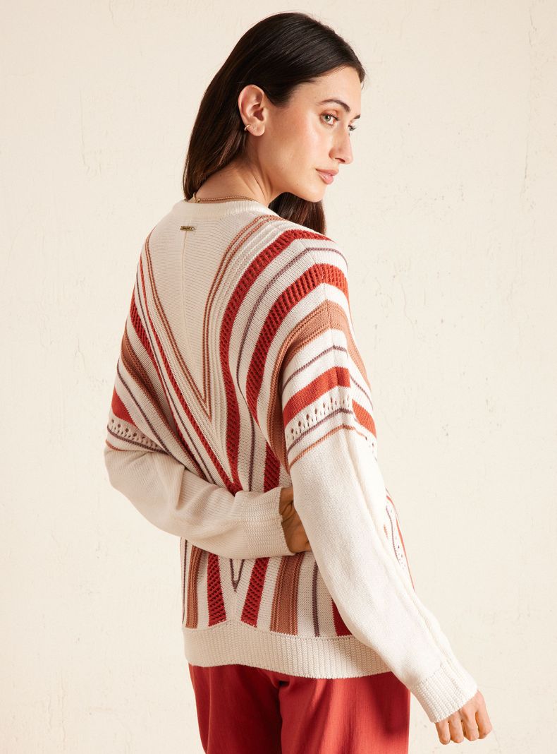 Sweater con Diseño de Colores-1