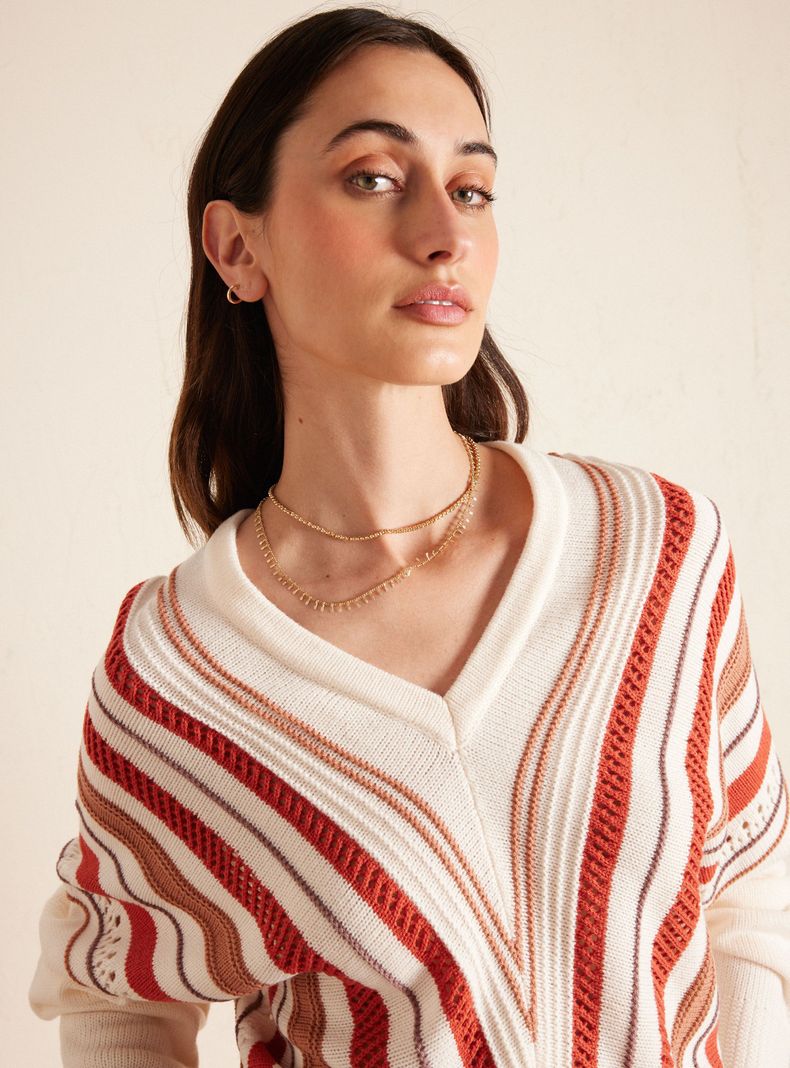 Sweater con Diseño de Colores-2