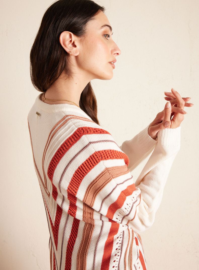 Sweater con Diseño de Colores-3