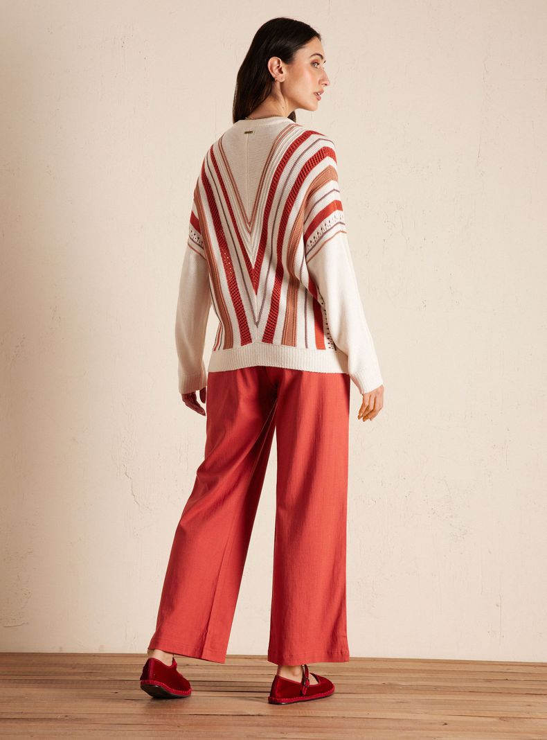 Sweater con Diseño de Colores-5