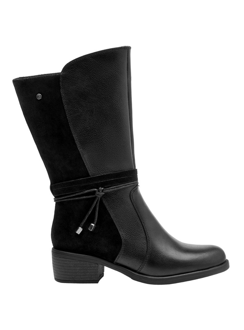 Bota Detalle Lazo Cl155 Cuero Mujer-0