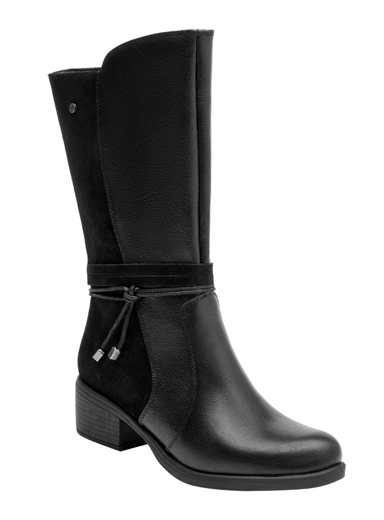 Bota Detalle Lazo Cl155 Cuero Mujer-1
