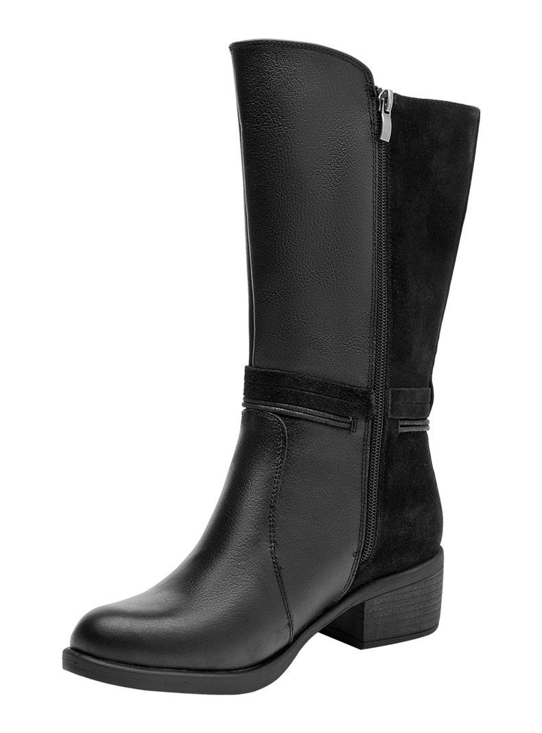 Bota Detalle Lazo Cl155 Cuero Mujer-3