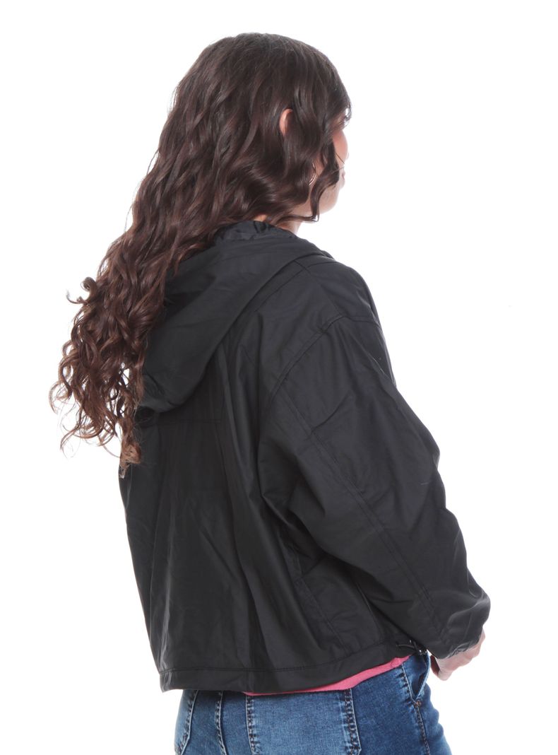 Chaqueta Manga Larga con Capucha y Bolsillos con Tapeta-1