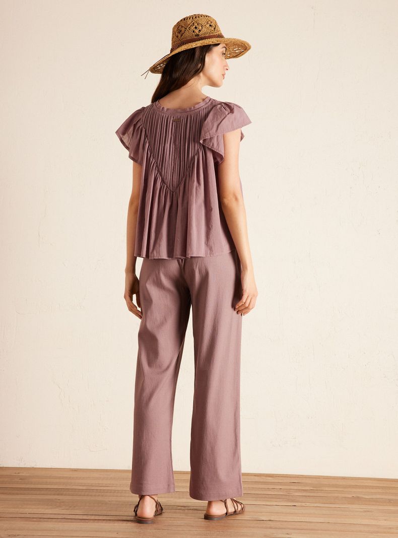Blusa sin Mangas y Cuello V-5