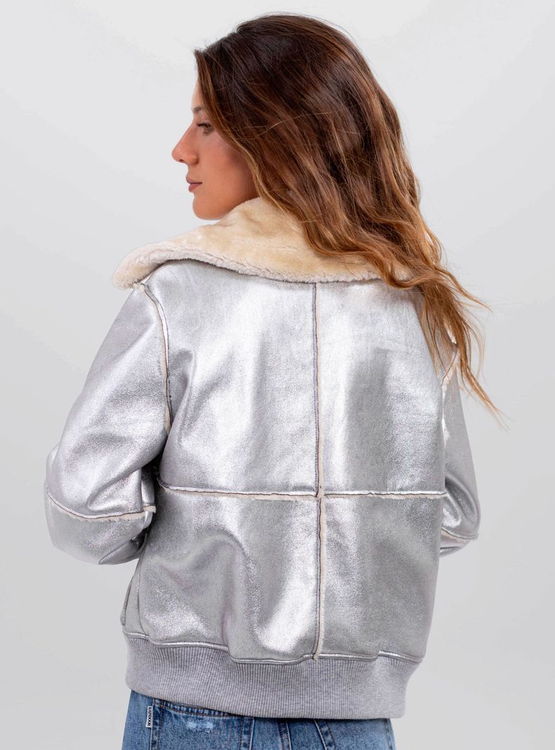 Chaqueta Sherpa Silver-1
