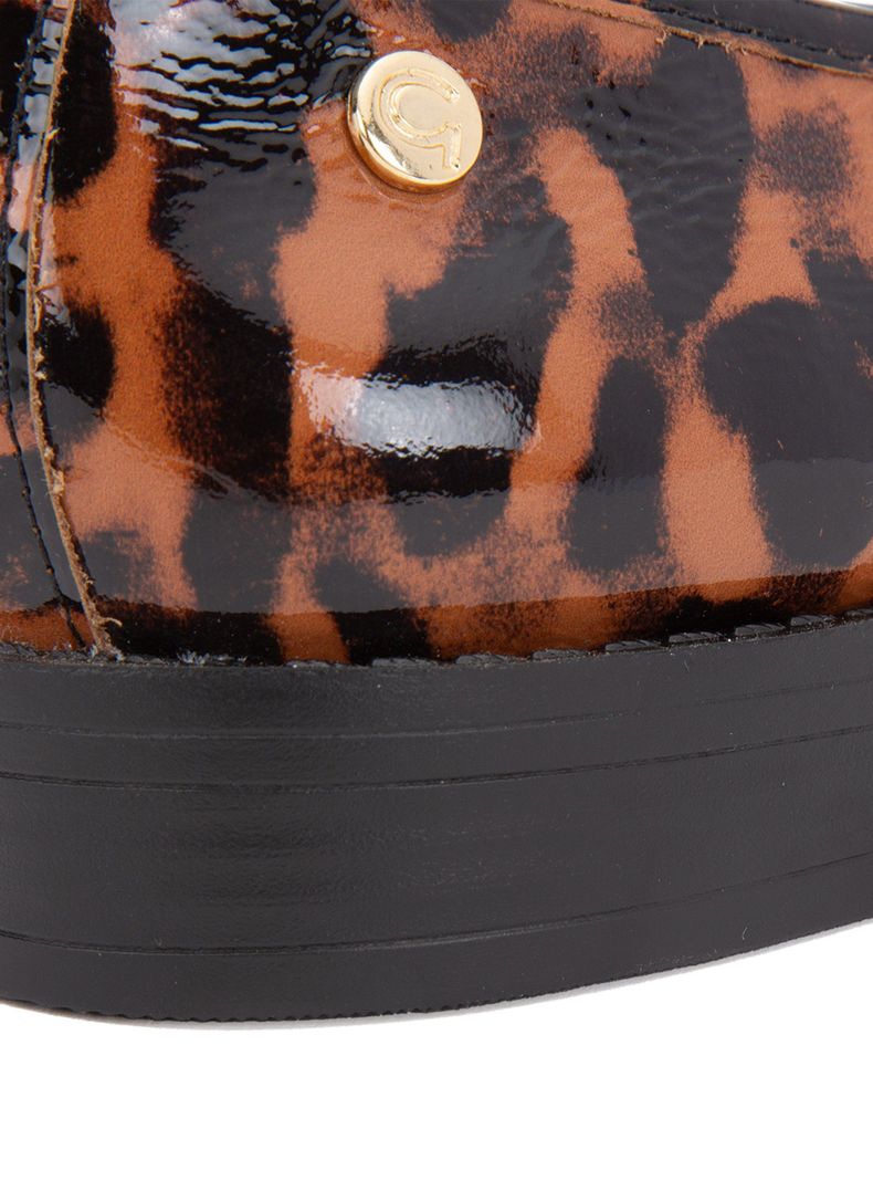 Mocasín Leopardo Cuero Amali 660070 Mujer-4