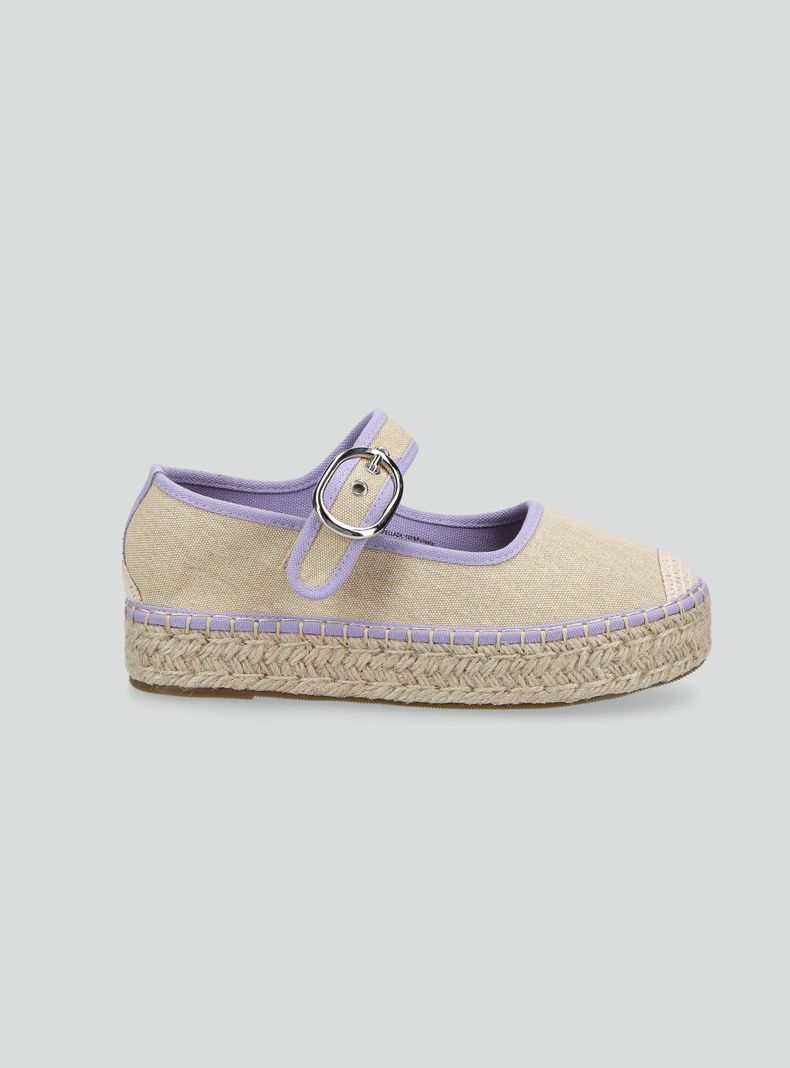 Ballerina Plataforma Yute Mujer-1