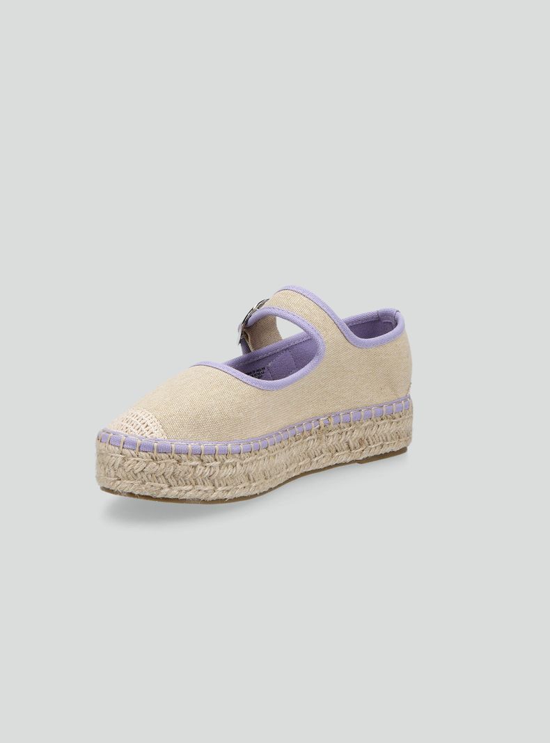 Ballerina Plataforma Yute Mujer-2